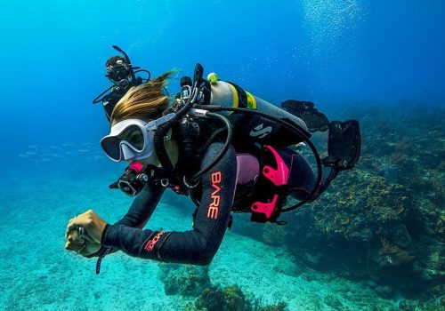 scuba diver underwater