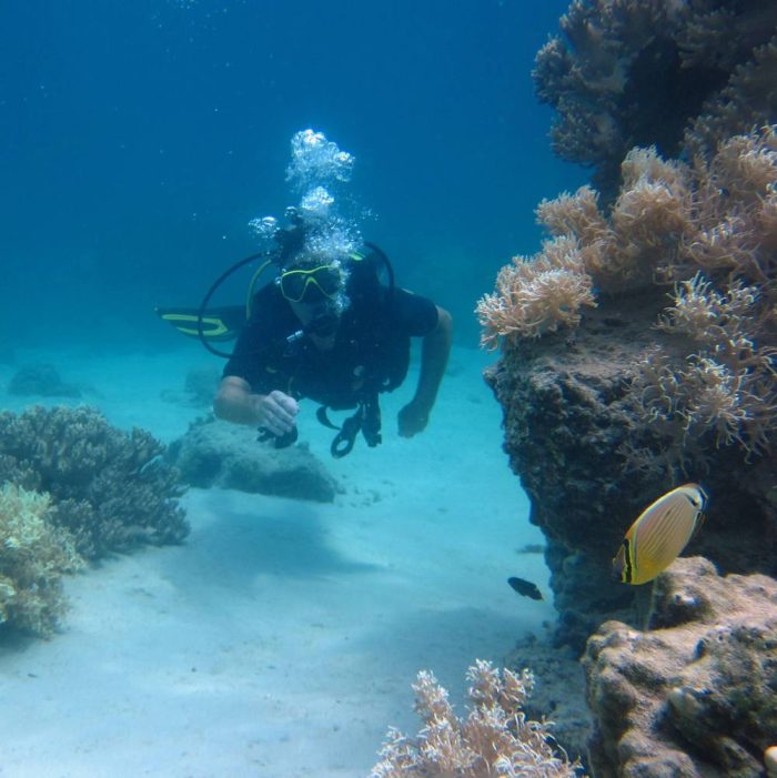 first time underwater, Nha Trang Vietnam